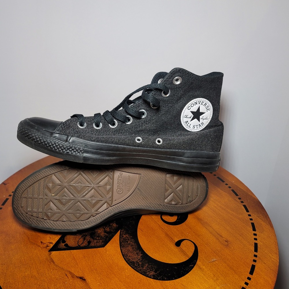 Converse Chuck Taylor All Star Sunflower Black High Top 163038C 9W 7M - Picture 10 of 10